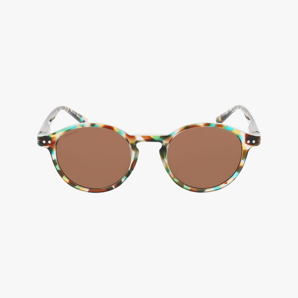 GAFAS DE SOL niños LIO carey/verde - vista de frente
