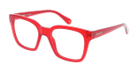 GAFAS GRADUADAS mujer JOHANNE rojo - vista de frente