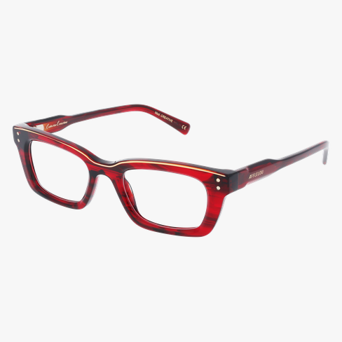 GAFAS GRADUADAS mujer CARACTÈRES FIL D'OR CRÉATIVE rojo