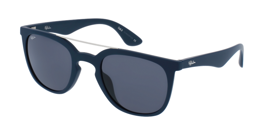 GAFAS DE SOL hombre MAZO azul/azul oscuro mate - vista de frente