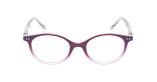 GAFAS GRADUADAS niños ISALINE morado/rosa - vista de frente