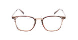 GAFAS GRADUADAS hombre DAMON marrón/dorado - vista de frente
