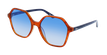 GAFAS GRADUADAS mujer AVA carey/azul - vista de frente