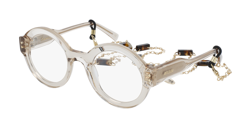 GAFAS GRADUADAS mujer CARACTÈRES PERSPICACE marrón - vista de frente