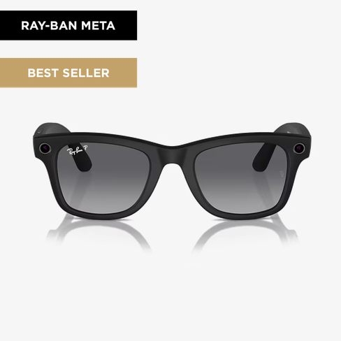 GAFAS DE SOL Meta Wayfarer Polarizado negro