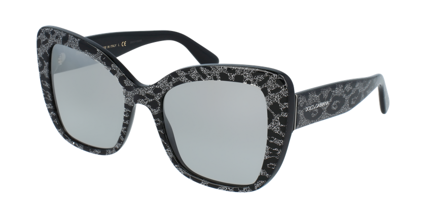 GAFAS DE SOL mujer 0DG4348 negro - vue de 3/4