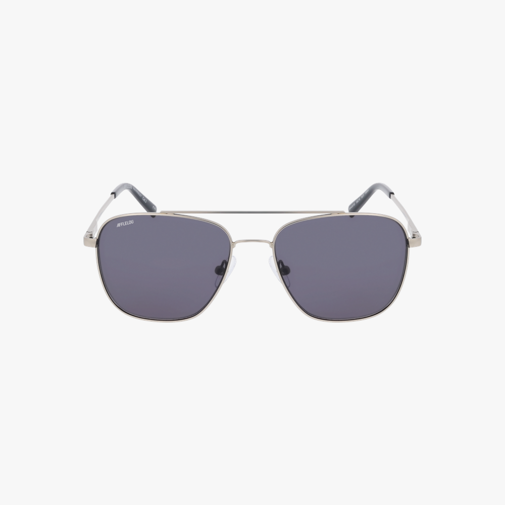 GAFAS DE SOL hombre KINGSLEY plateado - vista de frente
