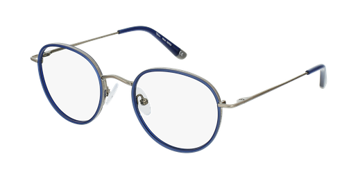 GAFAS GRADUADAS niños NERD azul/plateado