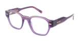 GAFAS GRADUADAS CARACTÈRES FIL D'OR AUTHENTIQUE morado/dorado - vista de frente