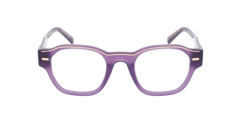 GAFAS GRADUADAS CARACTÈRES FIL D'OR AUTHENTIQUE morado/dorado - vista de frente