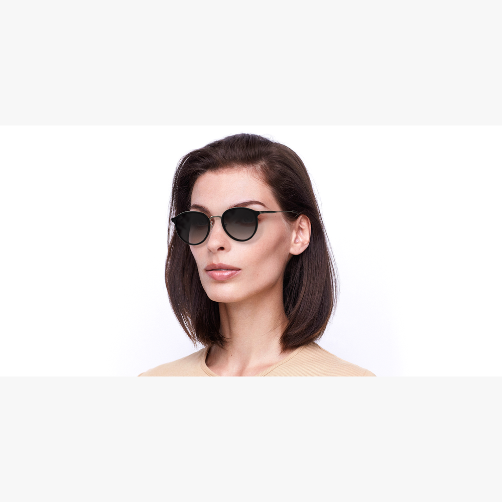 GAFAS DE SOL mujer AVILES carey/dorado - vista de 3/4