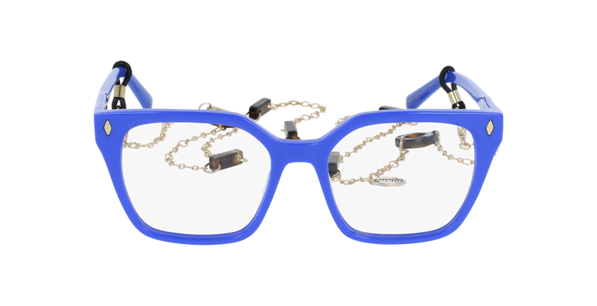 GAFAS GRADUADAS mujer CARACTÈRES EFFRONTÉE azul - vista de frente