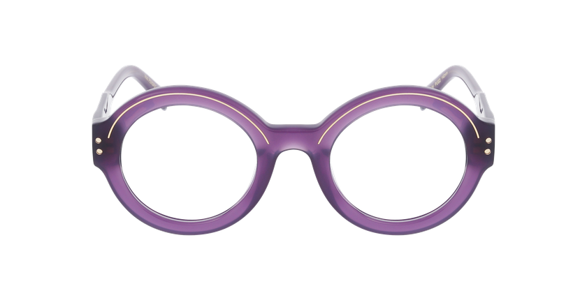 GAFAS GRADUADAS mujer CARACTÈRES FIL D'OR PERSPICACE morado/dorado - vista de frente