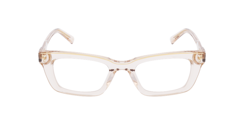 GAFAS GRADUADAS mujer CARACTÈRES FIL D'OR CRÉATIVE marrón/dorado - vista de frente
