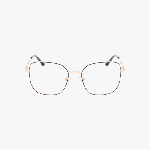 GAFAS GRADUADAS mujer MANOLIA negro/dorado vista de frente