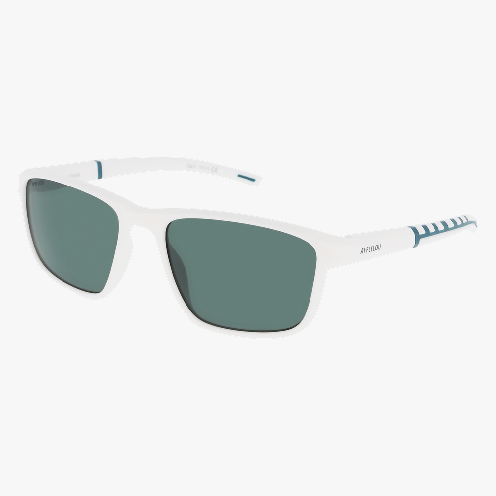 GAFAS DE SOL hombre COOPER POLARIZED blanco - vista de frente