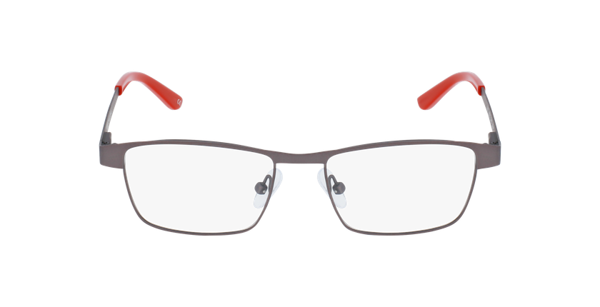 GAFAS GRADUADAS niños MAGIC OCTAVE gris/rojo - vista de frente