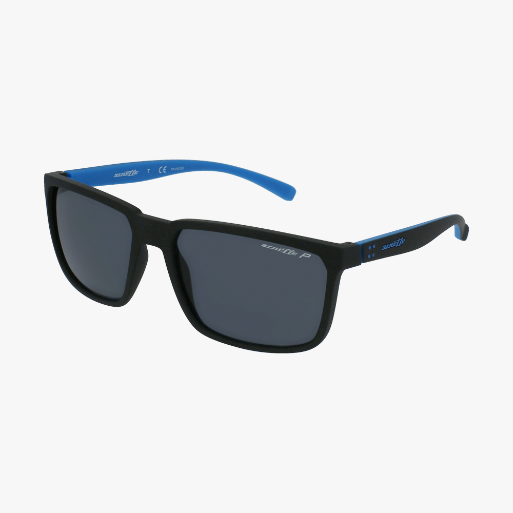 GAFAS DE SOL hombre STRIPE negro - vista de 3/4