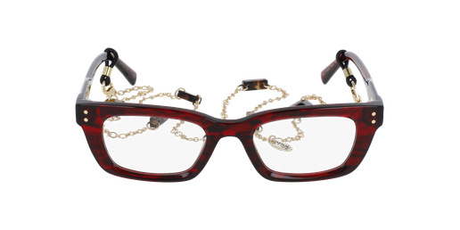 GAFAS GRADUADAS mujer CREATIVE rojo marmoleado