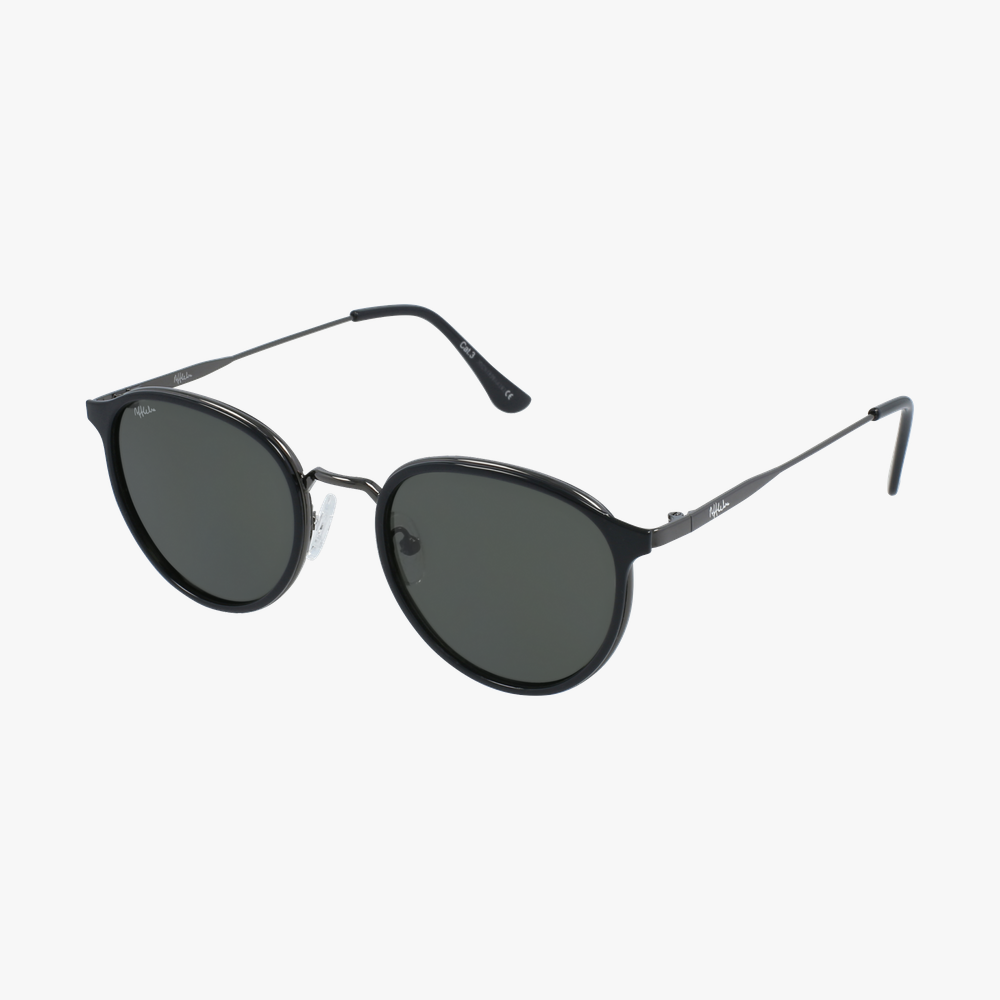 GAFAS DE SOL hombre AVILES negro/gris - vista de 3/4