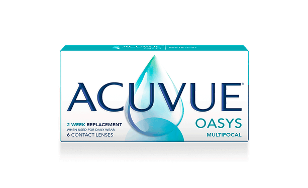 Lentillas ACUVUE OASYS MULTIFOCAL 6 L - vista de frente