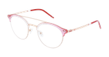 GAFAS GRADUADAS mujer MAGIC 199 rosa/dorado - vista de frente