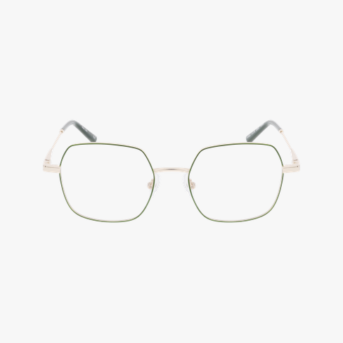 GAFAS GRADUADAS mujer LEA verde vista de frente