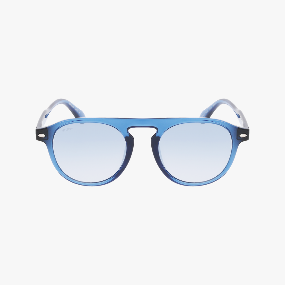 GAFAS DE SOL BEACH azul cristal/negro - vista de frente