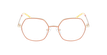 GAFAS GRADUADAS mujer MAGIC 153 naranja/coral mate - vista de frente