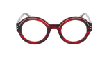 GAFAS GRADUADAS mujer CARACTÈRES FIL D'OR PERSPICACE rojo - vista de frente