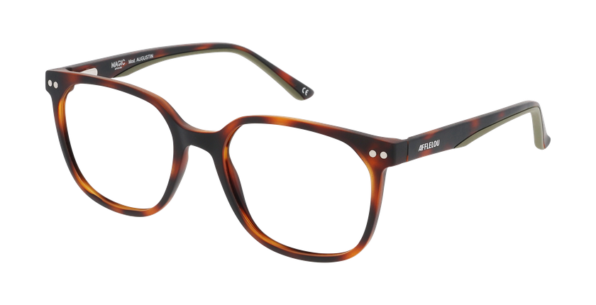 GAFAS GRADUADAS niños AUGUSTIN carey/verde - vista de frente