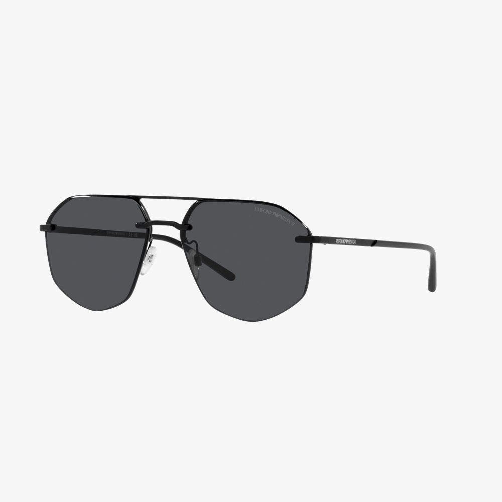 GAFAS DE SOL hombre 0EA2132 negro mate - vista de frente