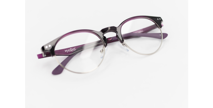 Gafas graduadas TMG93 morado/plateado