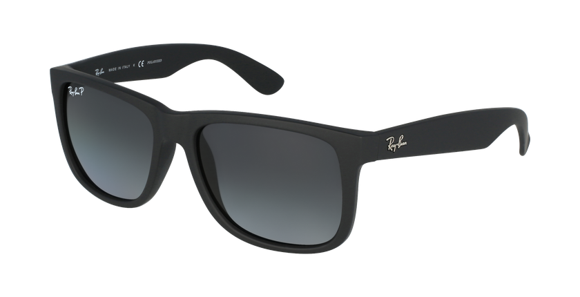 GAFAS DE SOL hombre JUSTIN negro/gris - vue de 3/4