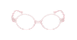 GAFAS GRADUADAS niños BABY rosa - vista de frente