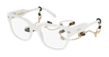 GAFAS GRADUADAS mujer CARACTÈRES AUDACIEUSE blanco - vista de frente