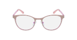 GAFAS GRADUADAS mujer MAGIC 45 gris/rosa - vista de frente