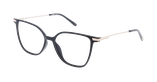 GAFAS GRADUADAS mujer MAGIC250 negro - vista de frente