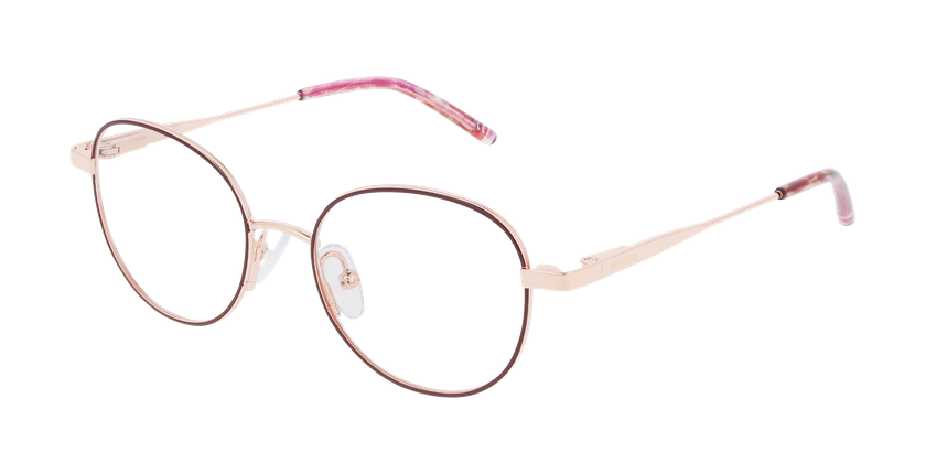 GAFAS GRADUADAS niños ADDISON morado/dorado - vista de frente