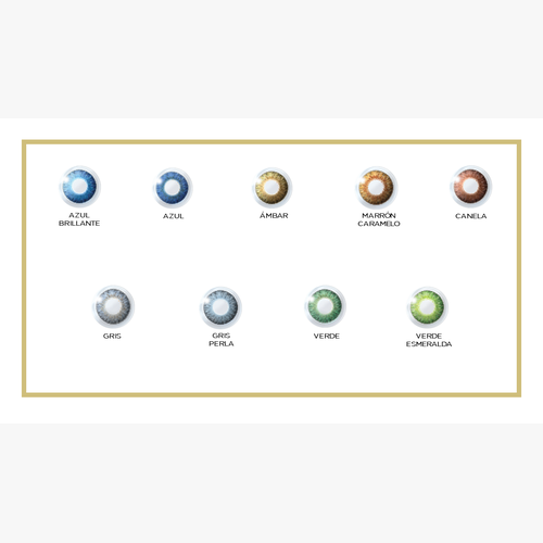 Lentillas Air Optix Colors 2 L Gris - vista de frente