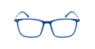 GAFAS GRADUADAS hombre MAGIC 124 CARBONE azul/azul / negro - vista de frente