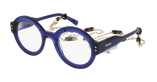GAFAS GRADUADAS mujer CARACTÈRES PERSPICACE azul - vista de frente