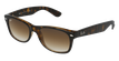 GAFAS DE SOL hombre NEW WAYFARER negro/negro - vue de 3/4