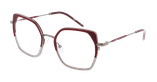 GAFAS GRADUADAS mujer MAGIC222 rojo/gris - vista de frente