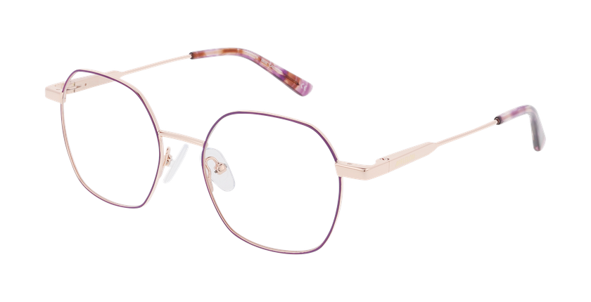 GAFAS GRADUADAS niños CALISTA morado/dorado - vista de frente