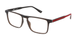 GAFAS GRADUADAS hombre ERNEST marrón/bordeaux - vista de frente