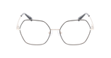 GAFAS GRADUADAS mujer KIARA negro/dorado - vista de frente