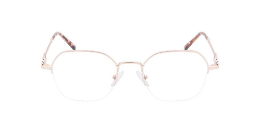 GAFAS GRADUADAS mujer AMALIA dorado - vista de frente
