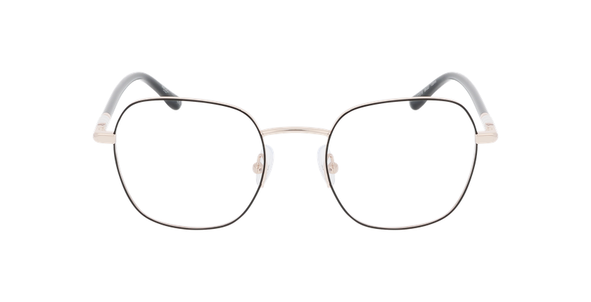 GAFAS GRADUADAS mujer MAGIC319 negro/dorado - vista de frente