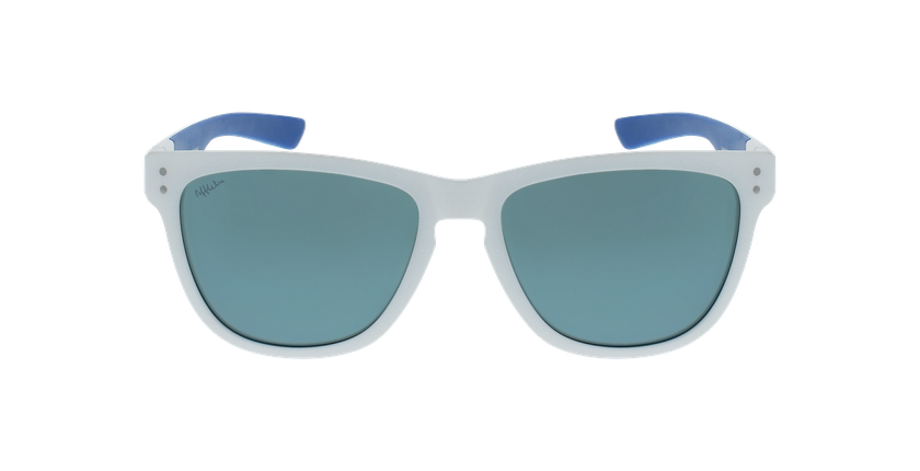 GAFAS DE SOL POLARIZED WILD blanco/azul - vista de frente